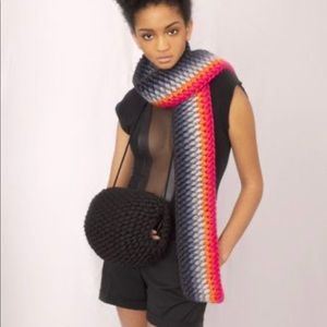 Super rare Rike Feurstein Berlin knit scarf